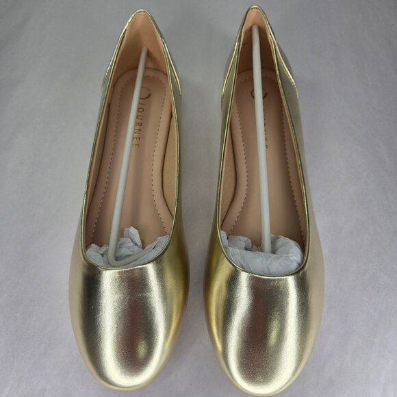 NWT Journee Collection Womens Kavn Comfort Insole Slip on Round Toe Ballet Flats - Picture 2 of 9